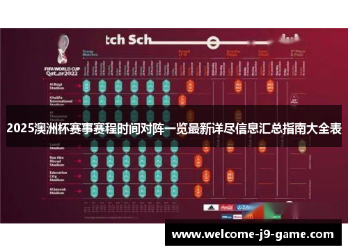 2025澳洲杯赛事赛程时间对阵一览最新详尽信息汇总指南大全表 2025澳洲杯赛事赛程时间对阵一览最新详尽信息汇总指南大全表